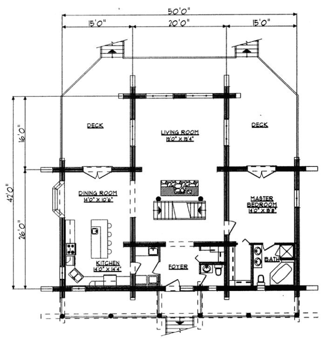 Macaffrey - Log Home Package, Plans, Designs, International