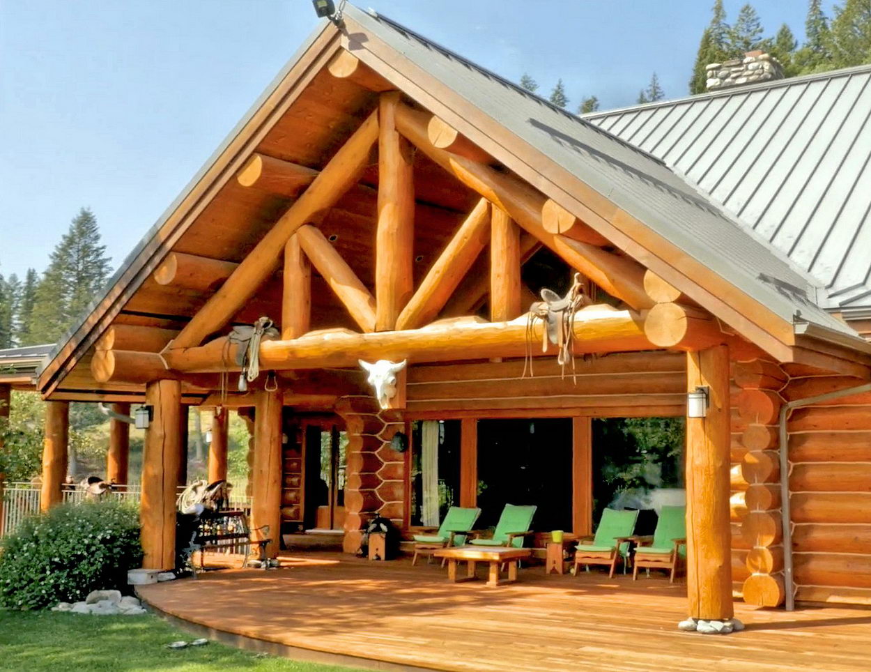 Log Home Wilderness Retreat Log Homes Cabins Lodge Canada Usa